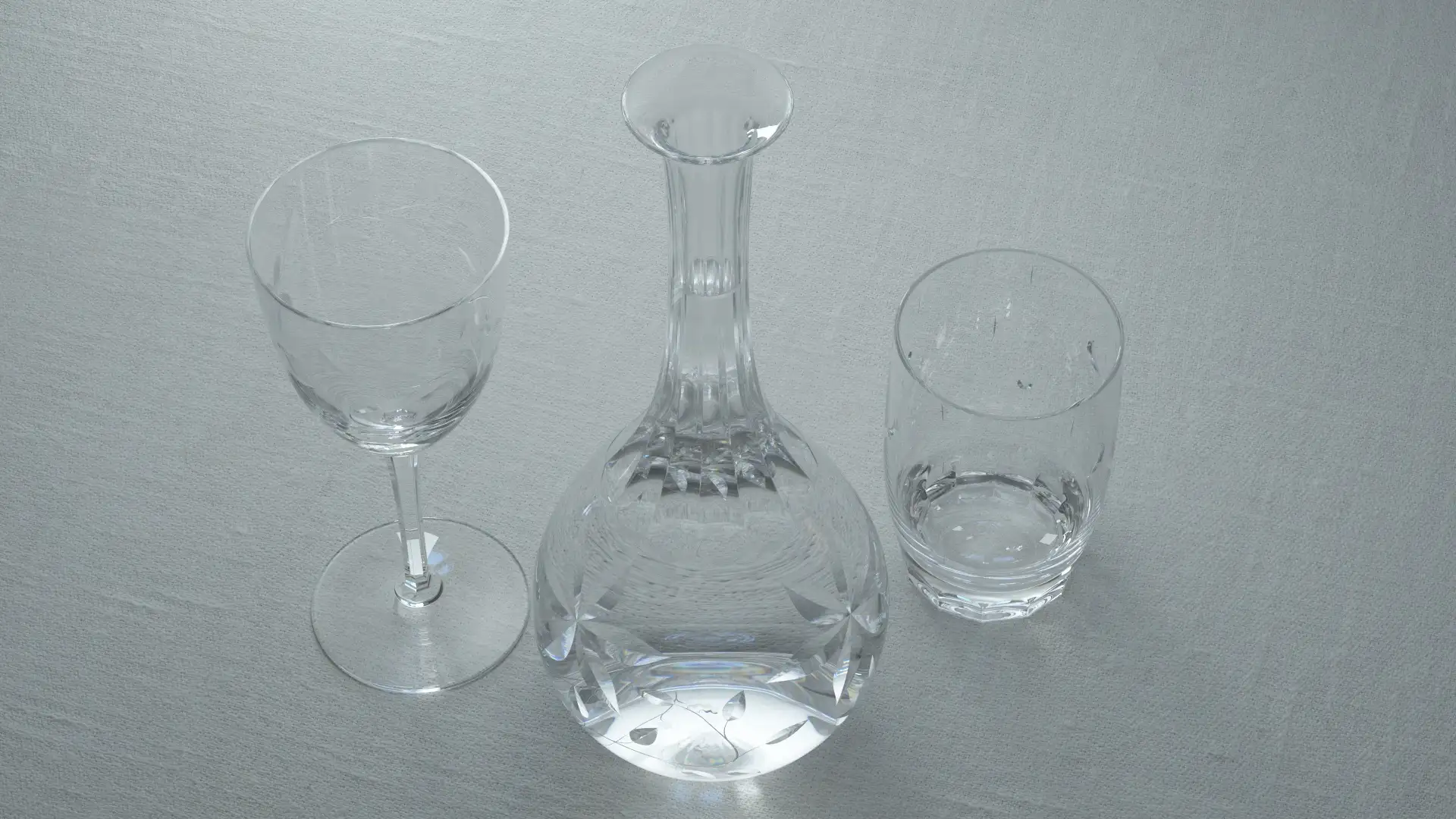 آبجکت ظروف شیشه ایی - 6