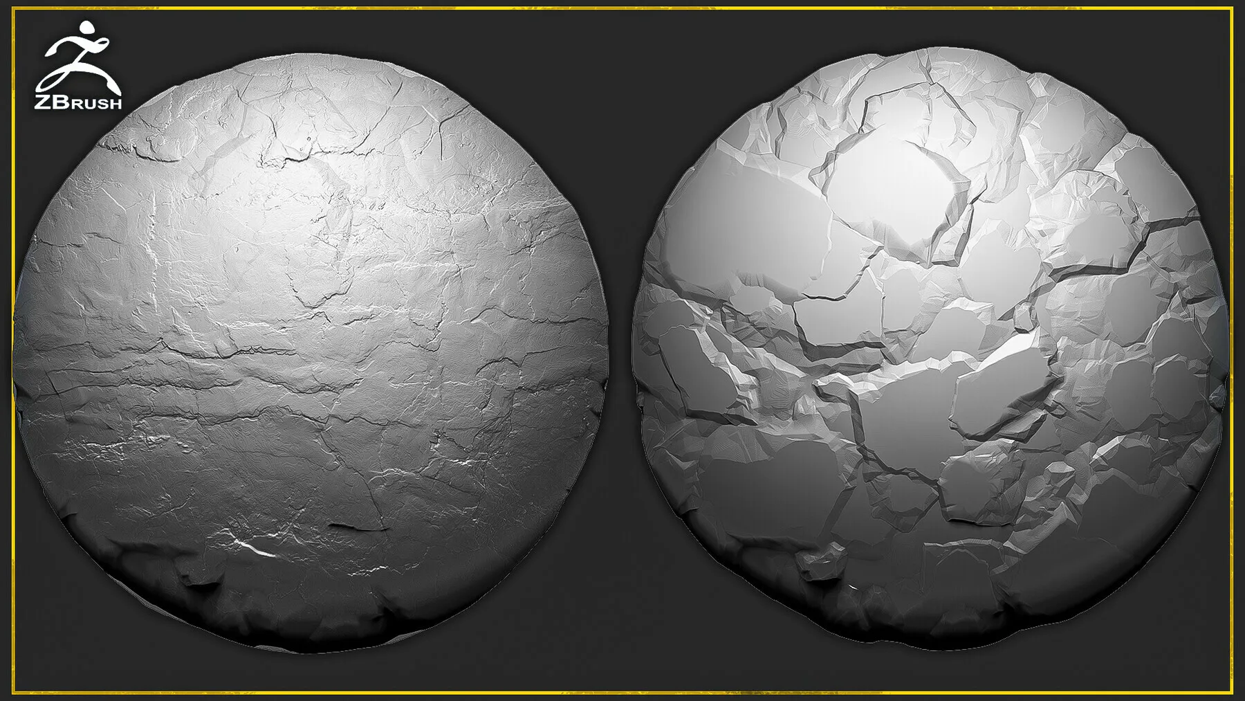 تصویر آلفا برای مدلسازی سنگ - 2