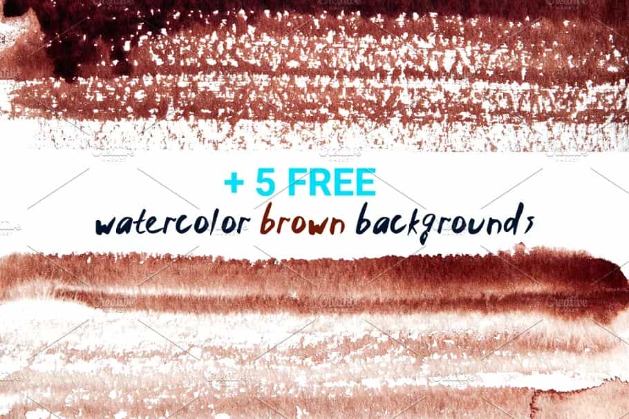 براش آبرنگ فتوشاپ Watercolor art brushes for Photoshop - 5