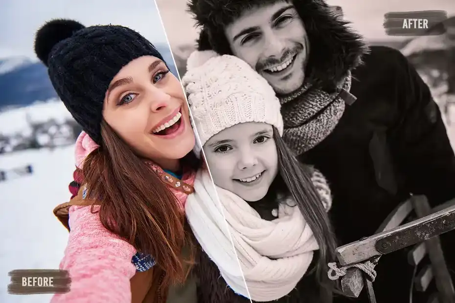 پریست اصلاح رنگ Family LUTs Pack - 9