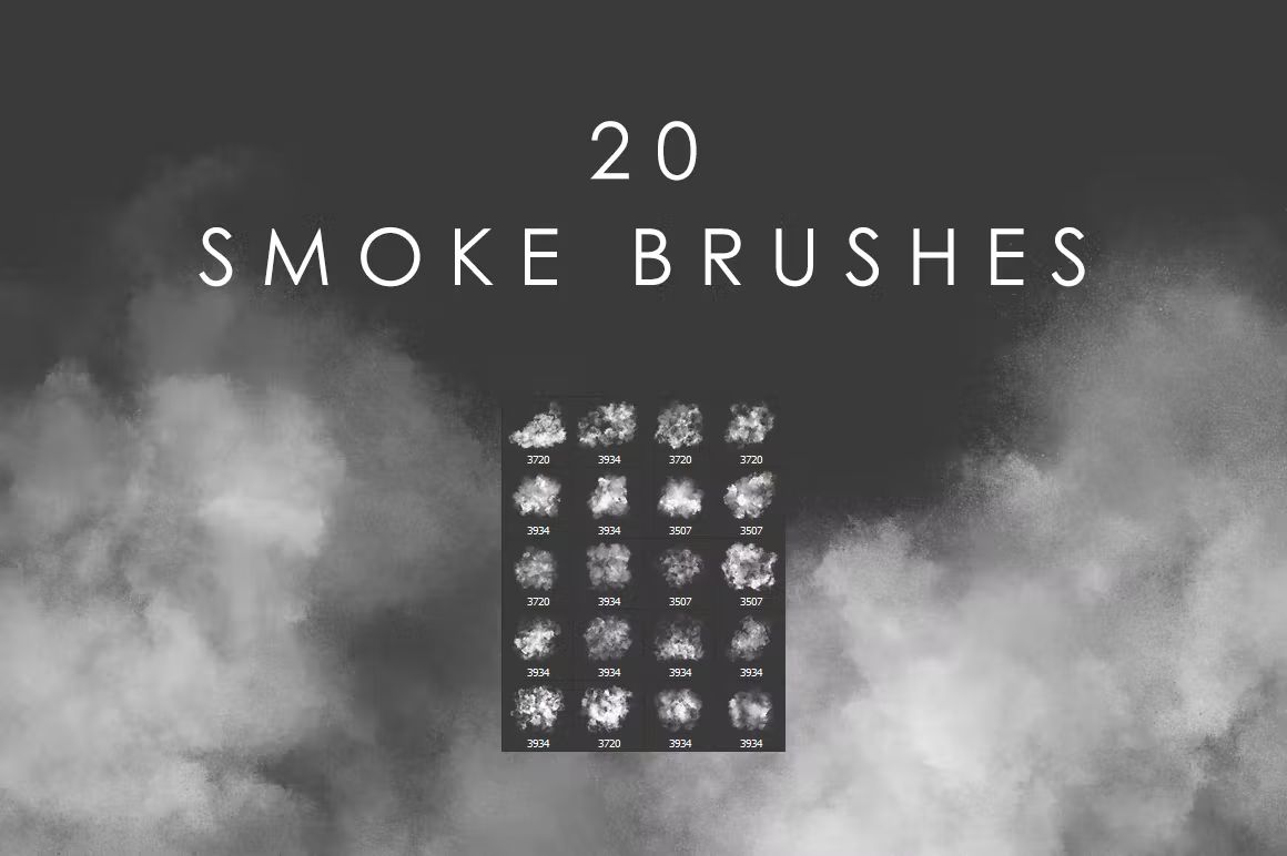 براش دود فتوشاپ Smoke Photoshop Brushes - 10