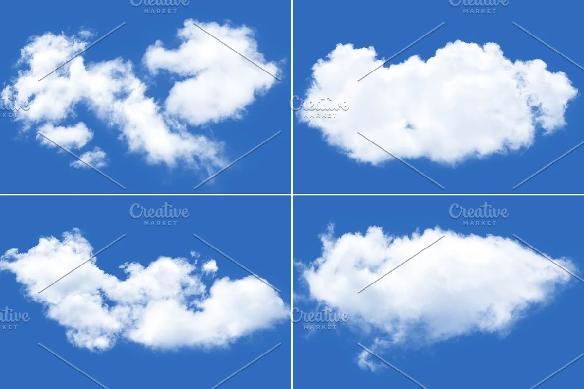 براش ابر فتوشاپ Clouds Brushes - 6