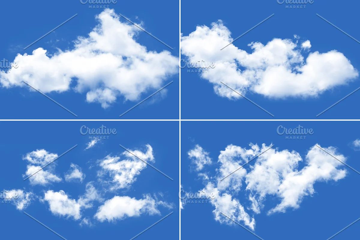 براش ابر فتوشاپ Clouds Brushes - 8