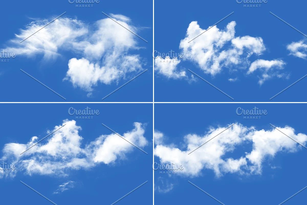 براش ابر فتوشاپ Clouds Brushes - 10