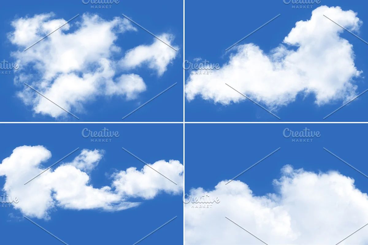 براش ابر فتوشاپ Clouds Brushes - 14