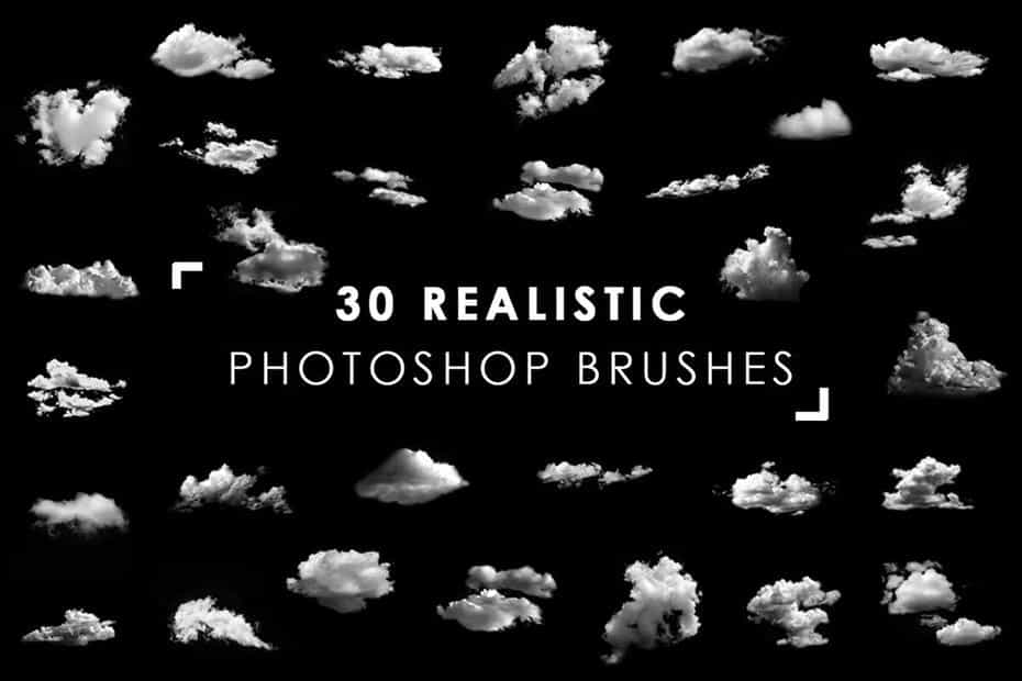 براش ابر فتوشاپ Realistic Cloud Photoshop Brushes - 1