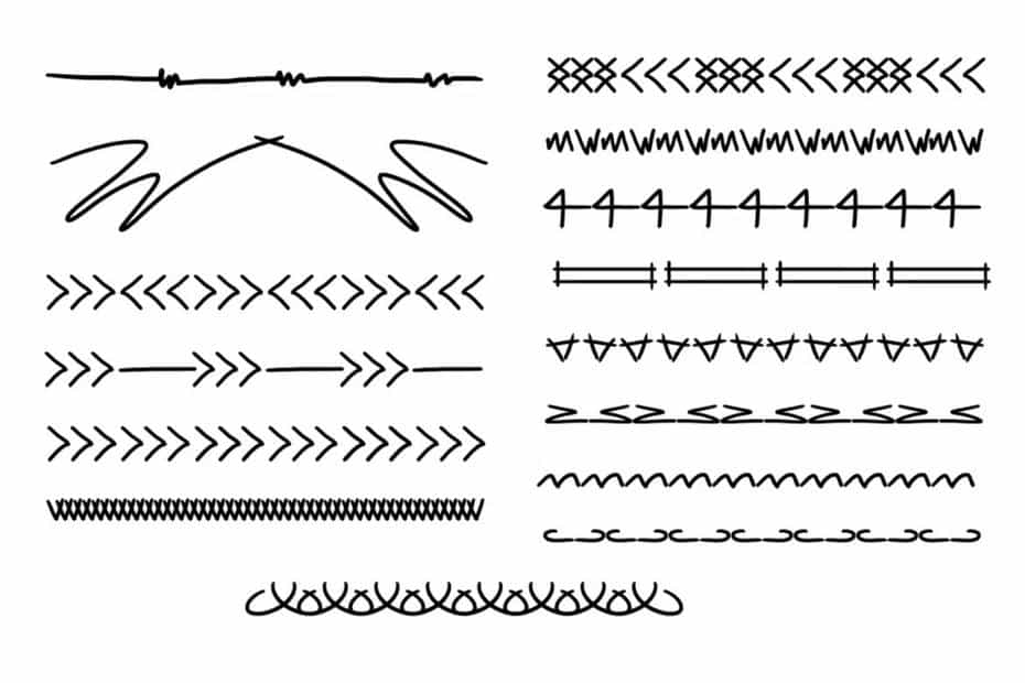 براش خط فتوشاپ Dividers Photoshop Brushes Vol. 2 - 7