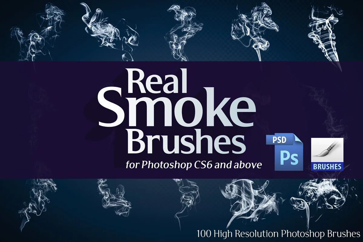براش دود فتوشاپ Real Smoke Brushes for Photoshop - 20