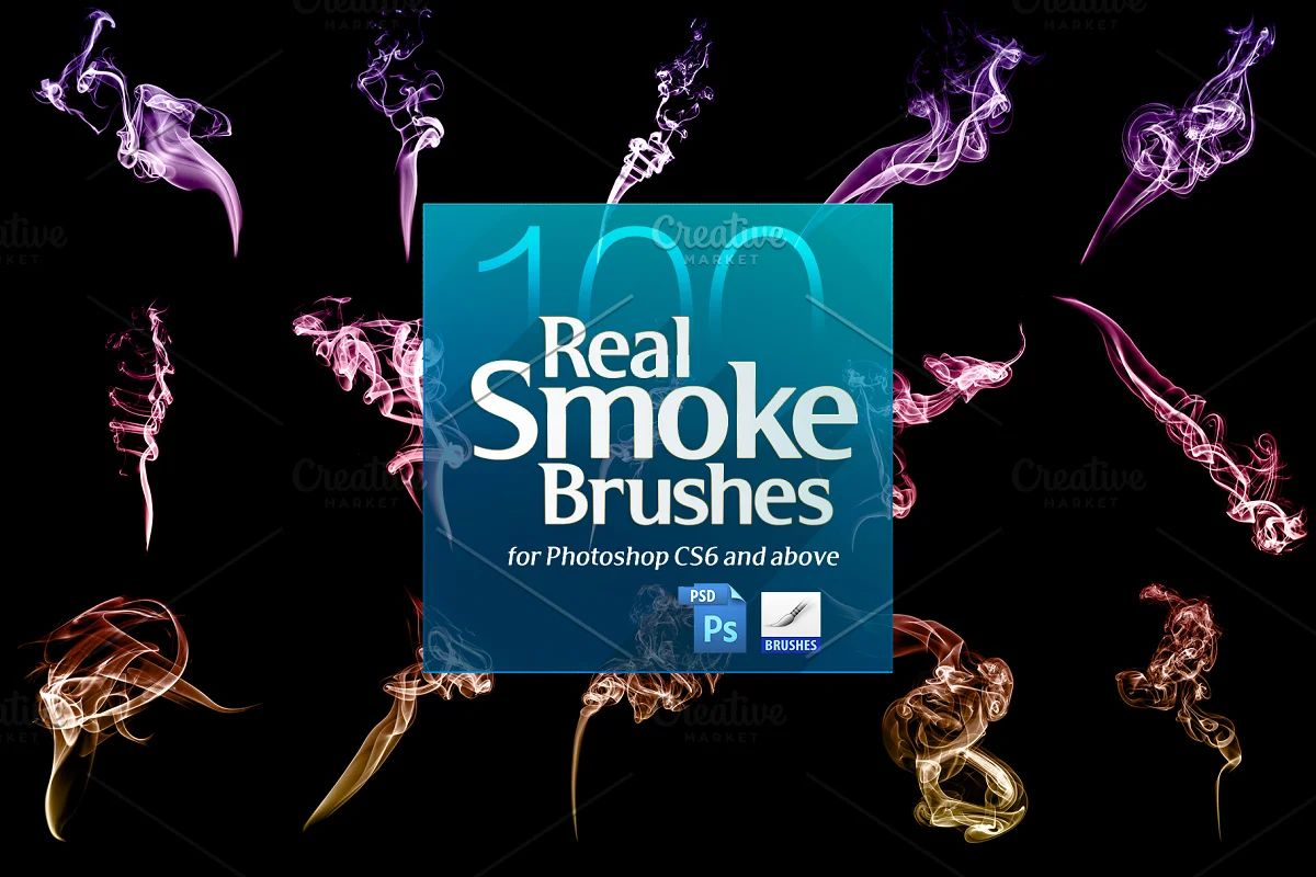 براش دود فتوشاپ Real Smoke Brushes for Photoshop - 6
