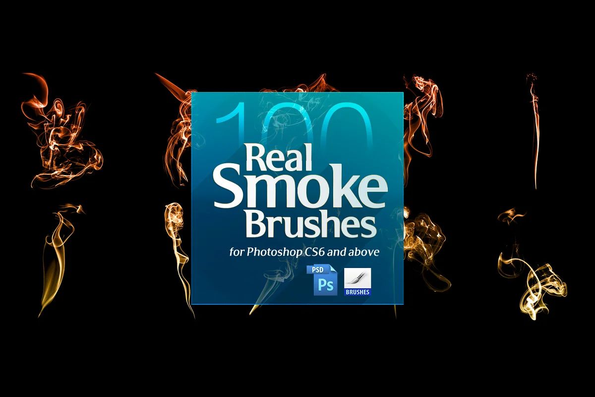 براش دود فتوشاپ Real Smoke Brushes for Photoshop - 10