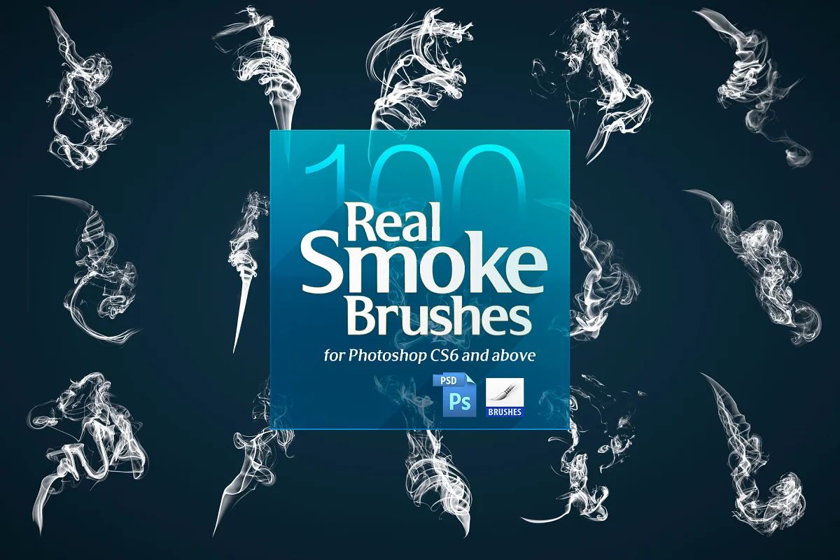 براش دود فتوشاپ Real Smoke Brushes for Photoshop - 16