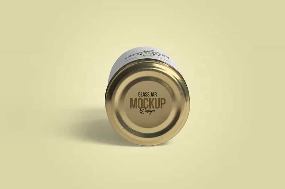 موکاپ شیشه زیتون Olives Glass Jar Mockups - 5