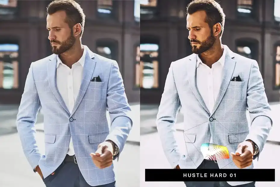 پریست رنگ Hustle Lightroom Presets and LUTs - 17