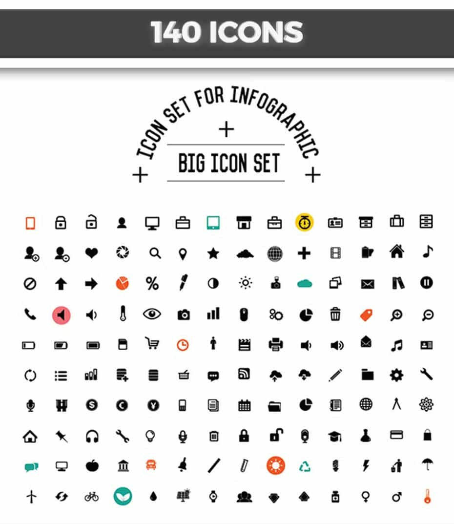 وکتور اجزای اینفوگرافیک Infographics Elements Design - 7