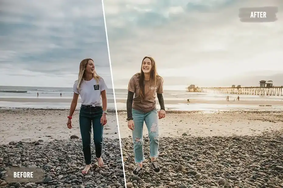 پریست اصلاح رنگ Malibu LUTs Pack - 1
