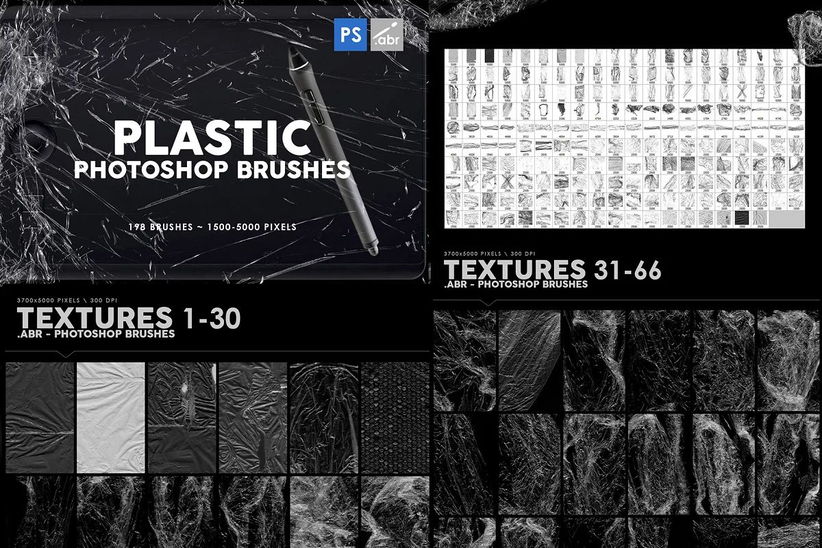 براش فتوشاپ Photoshop Brushes Bundle - 8
