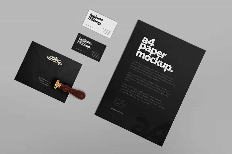 موکاپ ست اداری Stationery Design Mockups
