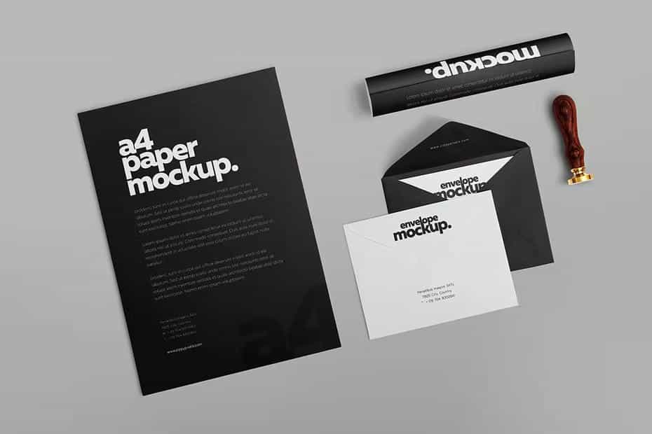 موکاپ ست اداری Stationery Design Mockups