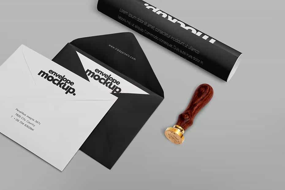 موکاپ ست اداری Stationery Design Mockups - 6