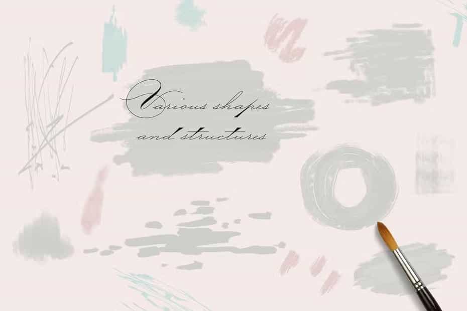 براش انتزاعی فتوشاپ Abstract smears - PS Brushes - 5