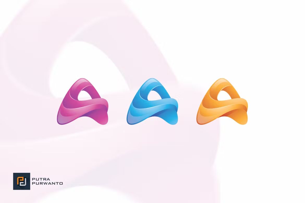 وکتور لوگو Advance / Letter A - Logo Template