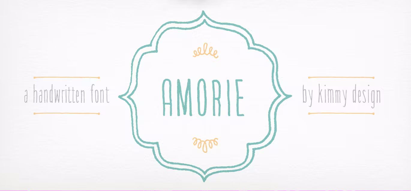 فونت انگلیسی Amorie Modella Font Family