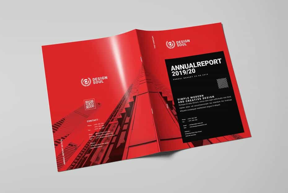 دانلود قالب آماده ایندیزاین گزارش سالانه Annual Report - 1 قالب آماده ایندیزاین گزارش سالانه Annual Report