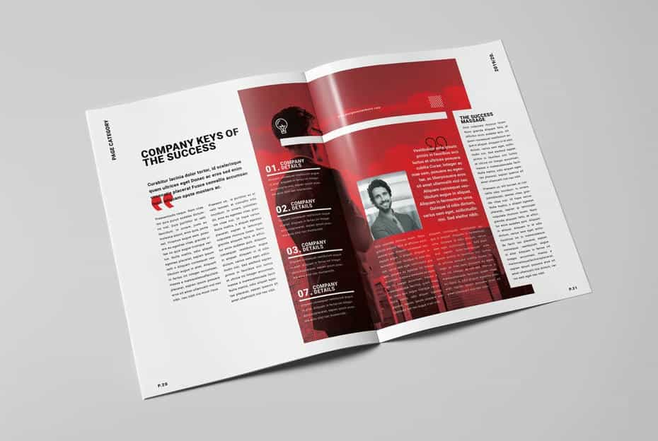 دانلود قالب آماده ایندیزاین گزارش سالانه Annual Report - 17 قالب آماده ایندیزاین گزارش سالانه Annual Report - 16