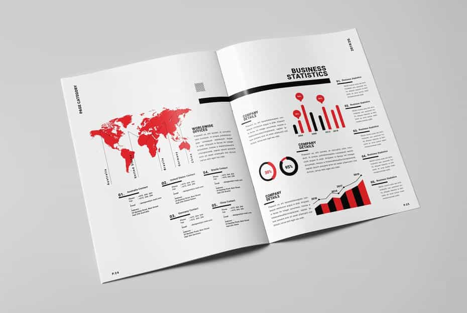 دانلود قالب آماده ایندیزاین گزارش سالانه Annual Report - 21 قالب آماده ایندیزاین گزارش سالانه Annual Report - 20