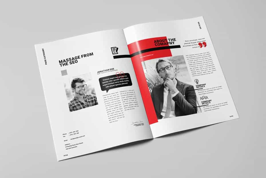 دانلود قالب آماده ایندیزاین گزارش سالانه Annual Report - 3 قالب آماده ایندیزاین گزارش سالانه Annual Report