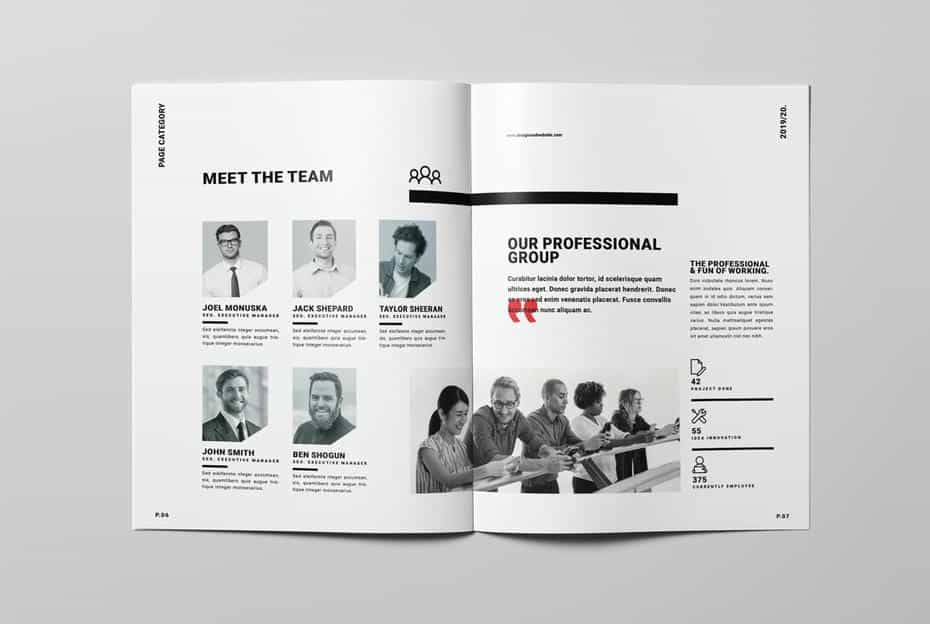 دانلود قالب آماده ایندیزاین گزارش سالانه Annual Report - 4 قالب آماده ایندیزاین گزارش سالانه Annual Report
