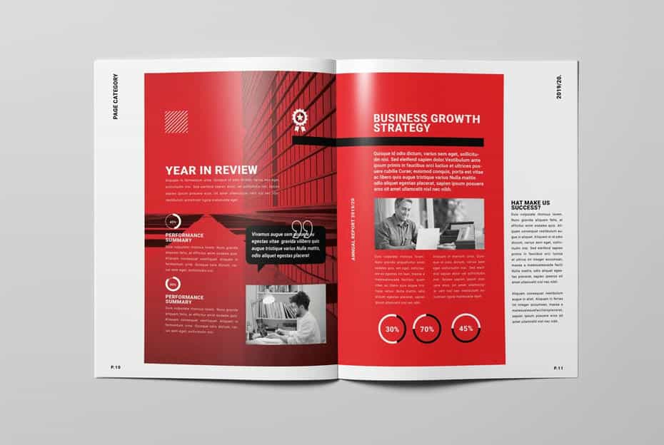 دانلود قالب آماده ایندیزاین گزارش سالانه Annual Report - 7 قالب آماده ایندیزاین گزارش سالانه Annual Report - 6