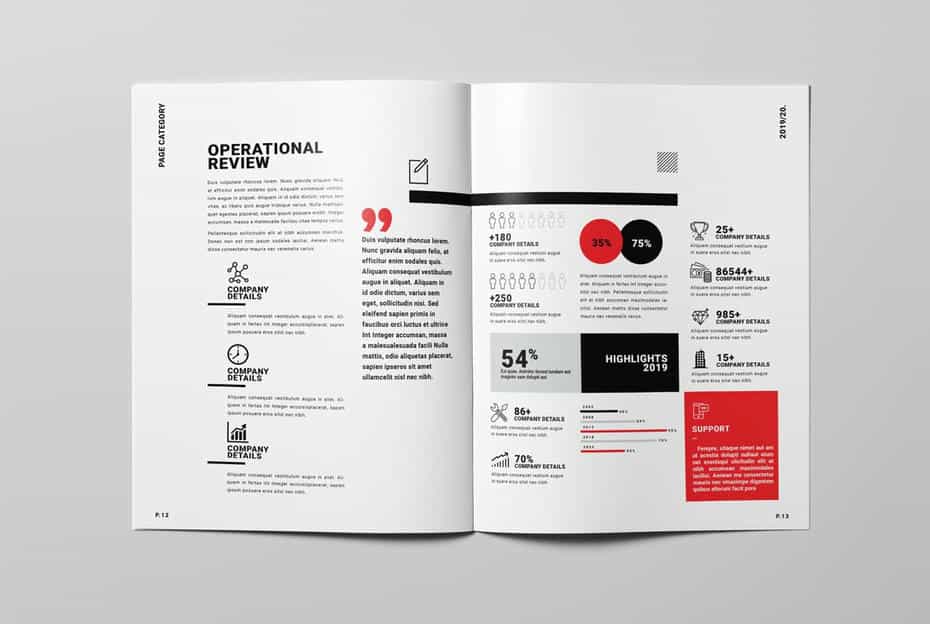 دانلود قالب آماده ایندیزاین گزارش سالانه Annual Report - 9 قالب آماده ایندیزاین گزارش سالانه Annual Report - 8