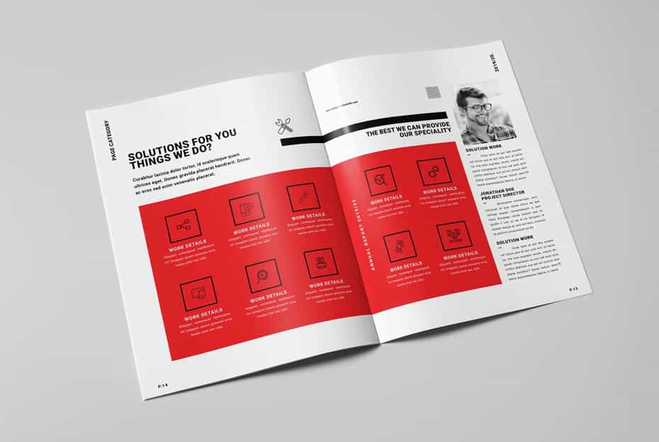 دانلود قالب آماده ایندیزاین گزارش سالانه Annual Report - 11 قالب آماده ایندیزاین گزارش سالانه Annual Report - 10