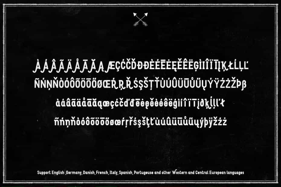 فونت انگلیسی گرافیکی Arson Typeface
