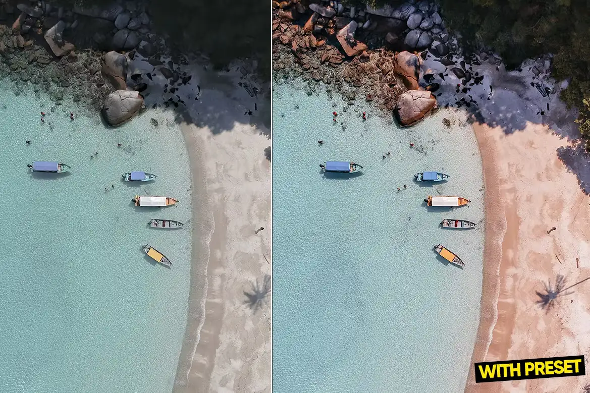 پریست لایت روم ساحل با تم رنگی رزگلد - 4