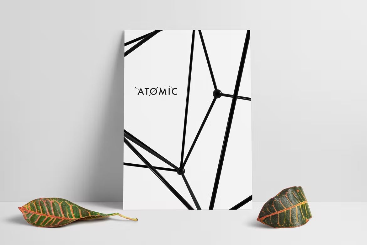 بک گراند انتزاعی Atomic - 30 Abstract Design Pack