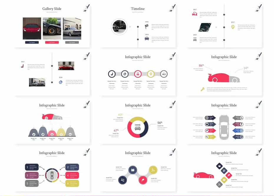 قالب پاورپوینت Autoz - Powerpoint Template