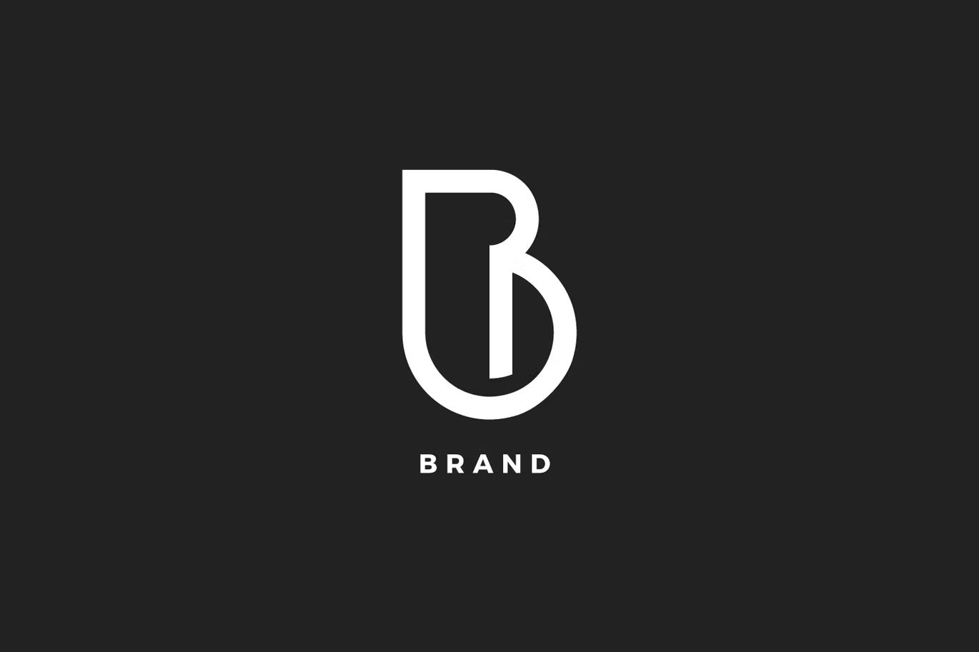 وکتور لوگو B Letter Brand Logo Template - 3