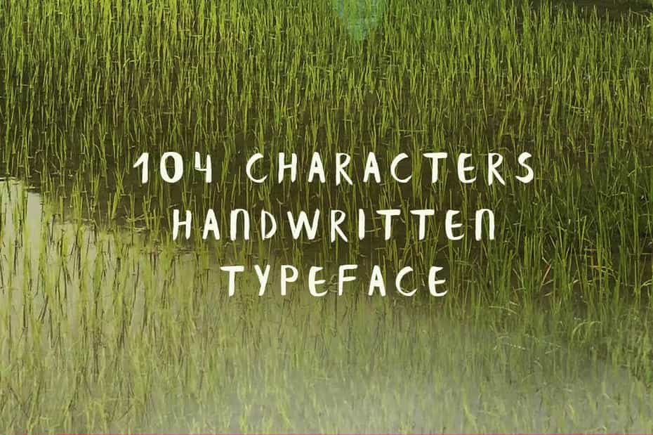 فونت انگلیسی Banaue Handwritten Brush Font