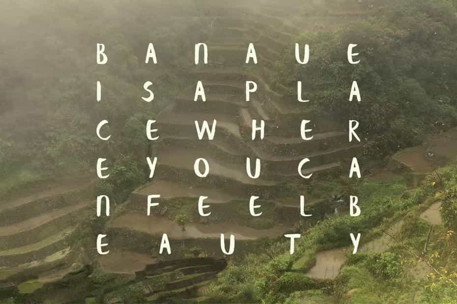 فونت انگلیسی Banaue Handwritten Brush Font