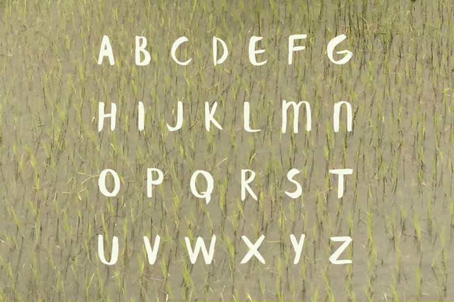 فونت انگلیسی Banaue Handwritten Brush Font