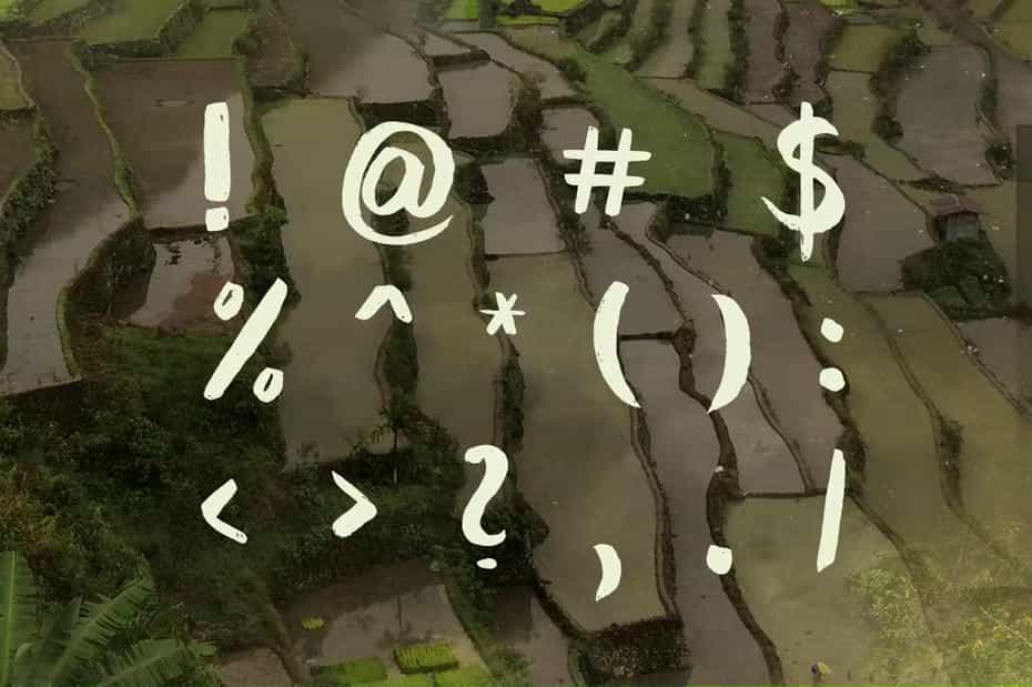 فونت انگلیسی Banaue Handwritten Brush Font - 4