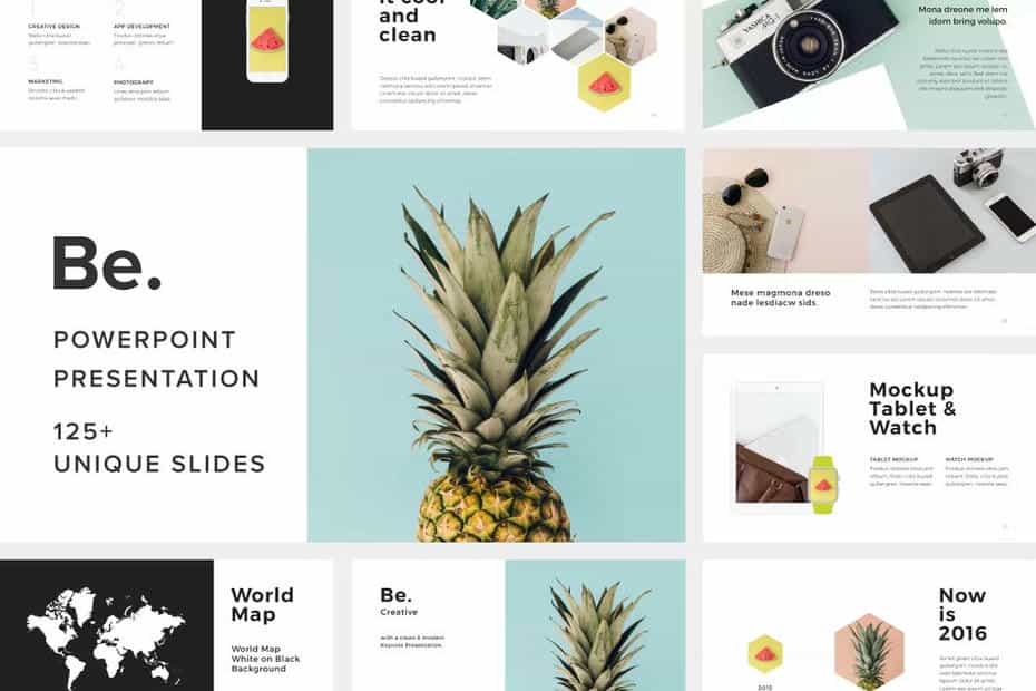 قالب پاورپوینت Be Powerpoint Presentation Template