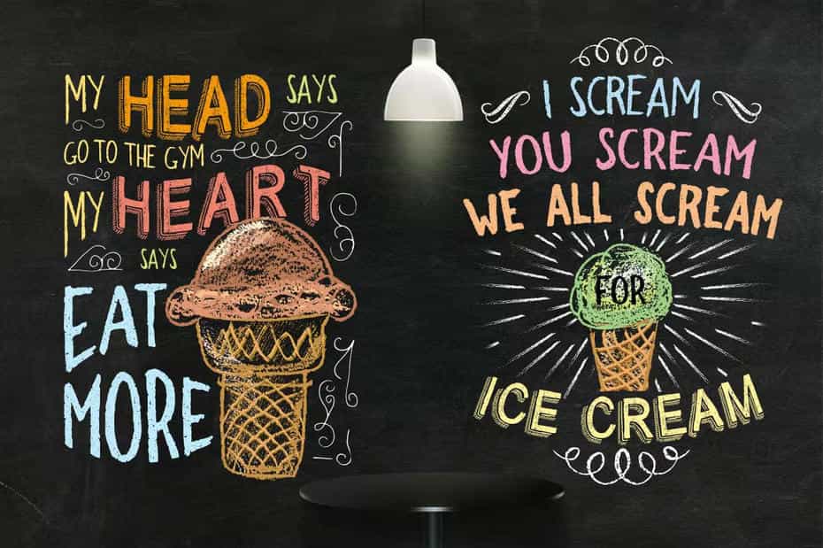 فونت انگلیسی BiteChalk Typeface + extras