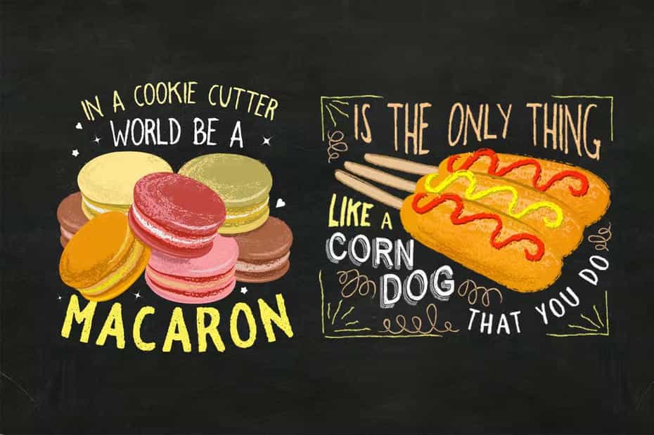 فونت انگلیسی BiteChalk Typeface + extras