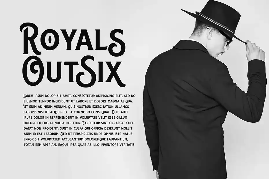 فونت انگلیسی Black Gumners Vintage Fonts - 1