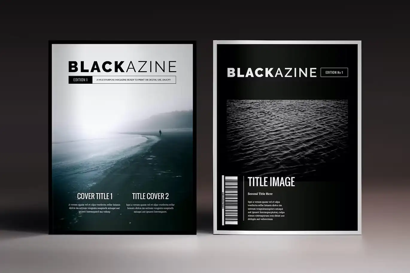 قالب ایندیزاین مجله Blackazine Indesign Template - 16