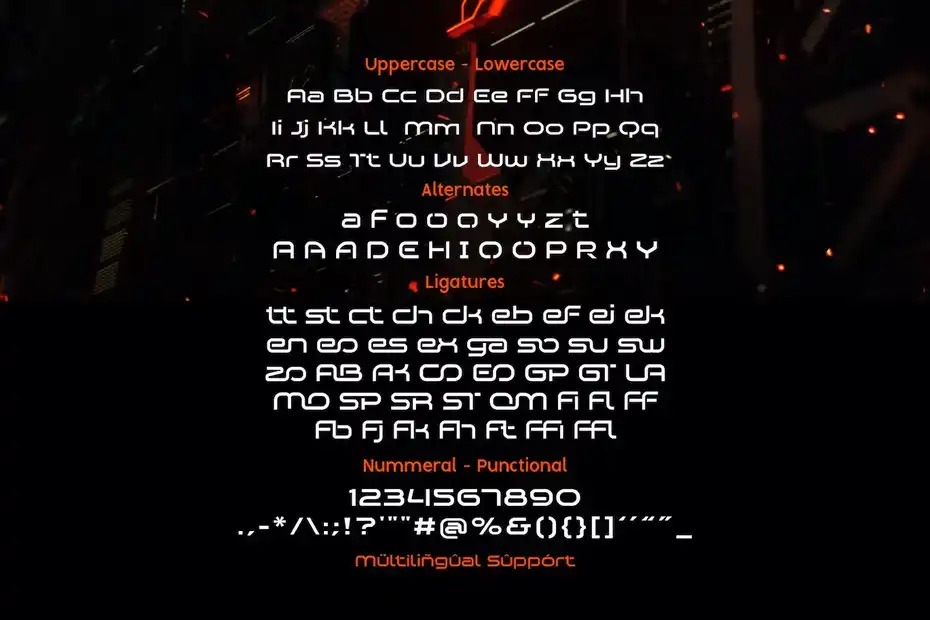 فونت انگلیسی Blastage - 1
