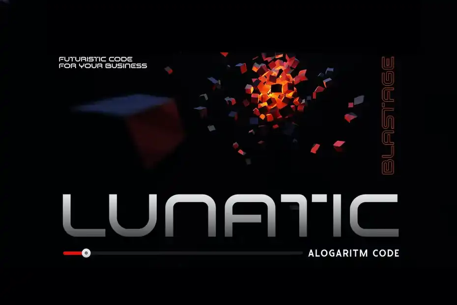 فونت انگلیسی Blastage - 5
